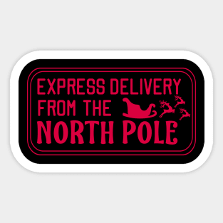 Express Delivery from the North Sticker